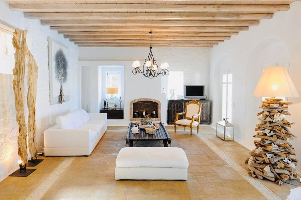 Dreamy Boho 5Bed Villa With Pool And Ocean View Mykonos Town Exterior foto