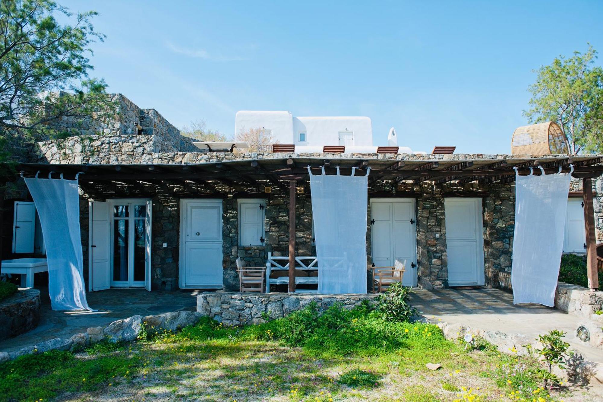 Dreamy Boho 5Bed Villa With Pool And Ocean View Mykonos Town Exterior foto